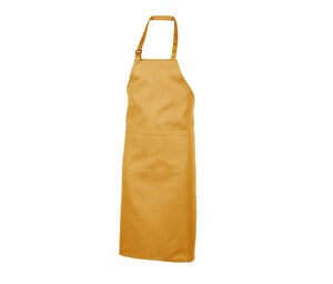 NEWGEN TB101 - Polycotton bib apron with pocket Mostaza