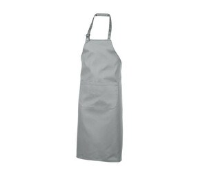 NEWGEN TB101 - Polycotton bib apron with pocket Gris puro