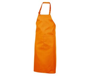 NEWGEN TB201 - Cotton bib apron with pocket Naranja