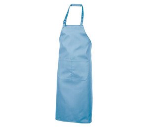 NEWGEN TB201 - Cotton bib apron with pocket Azul cielo