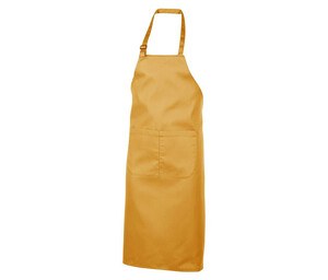 NEWGEN TB201 - Cotton bib apron with pocket Mostaza