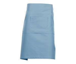NEWGEN TB203 - Cotton mid-length bartender's apron Azul cielo