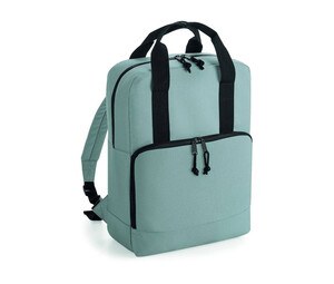 BAG BASE BG287 - RECYCLED TWIN HANDLE COOLER BACKPACK Gris puro