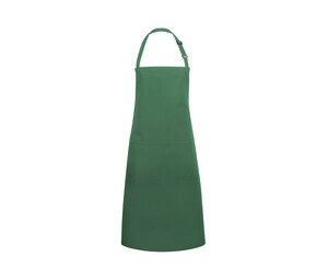KARLOWSKY KYBLS5 - BIB APRON BASIC WITH BUCKLE AND POCKET Verde bosque