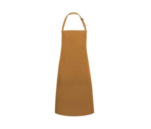 KARLOWSKY KYBLS5 - BIB APRON BASIC WITH BUCKLE AND POCKET Mostaza