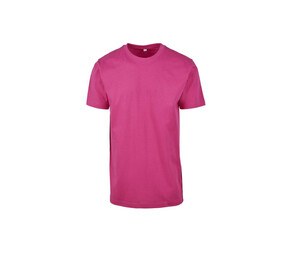 Build Your Brand BY004 - Camiseta cuello redondo BY004 Hibiskus Pink