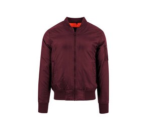 Build Your Brand BY030 - Chaqueta bomber BY030 Burgundy