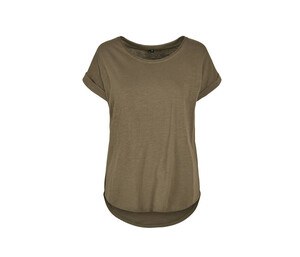 Build Your Brand BY036 - Camiseta larga de mujer BY036 Olive