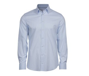 TEE JAYS TJ4024 - Fitted and stretch men's dress shirt Azul claro