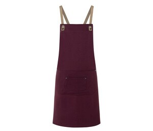 KARLOWSKY KYLS39 - Bib apron with cross straps and pocket