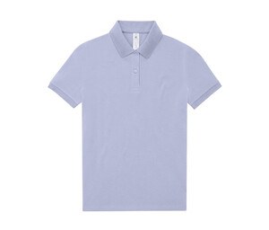 B&C BCW461 - Short-sleeved high density fine piqué polo shirt Lavanda