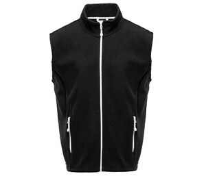 BLACK&MATCH BM500 - Contrasted polar fleece bodywarmer