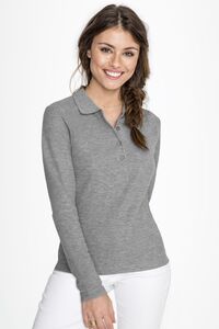 Sols 11317C - Polo Mujer Manga Larga Podium